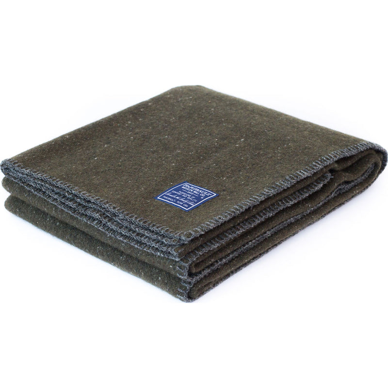Faribault Wool Utility Blanket | Olive