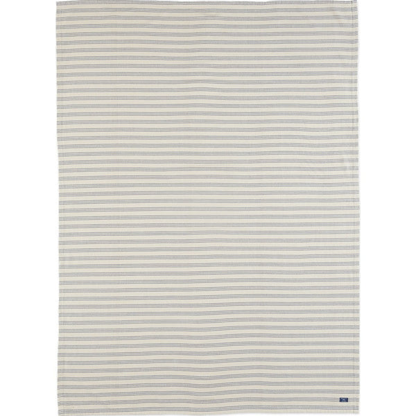 Faribault Cotton Beacon Throw | Stripe Navy BTBENV1242