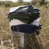 Faribault Pure & Simple Wool Blanket | Navy