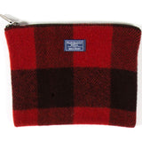 Faribault Buffalo Check Large Pouch | Red/Black