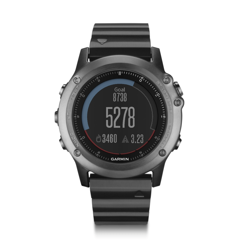 Garmin Fenix 3 Sapphire Multi-Sport GPS Watch | Metal Strap