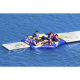 Aquaglide Fiesta Inflatable Swim Platform | Yellow/Blue/Black 58-5216640