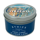 Ethics Supply Co. Organic Scented Travel Candle | Yosemite Firefall