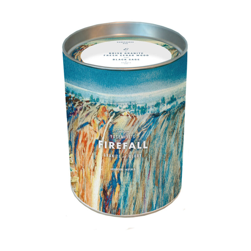 Ethics Supply Co. Organic Scented Candle | Yosemite's Firefall