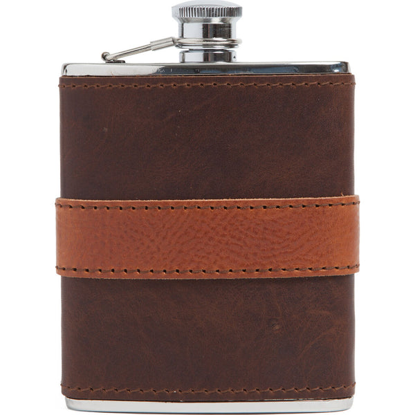 Moore & Giles Leather-Wrapped Flask