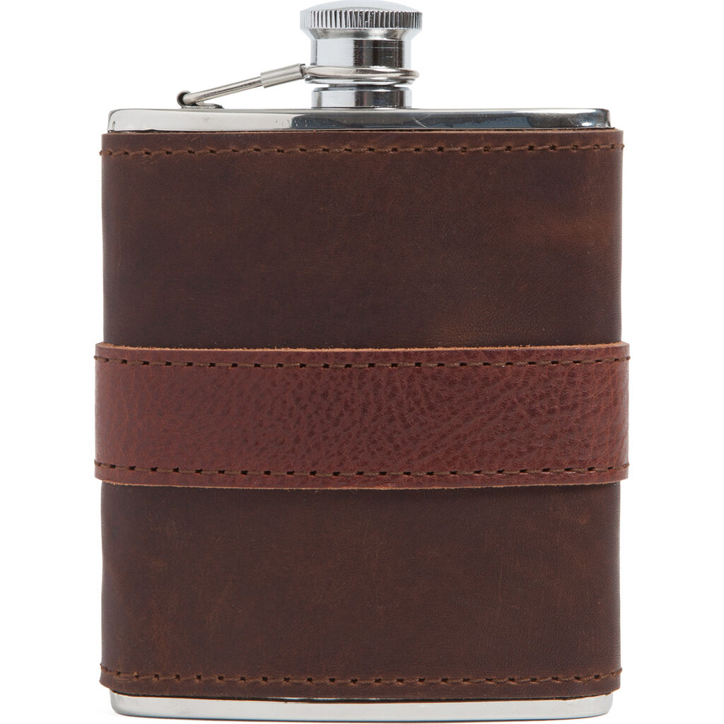 Moore & Giles LeatherWrapped Flask Sportique