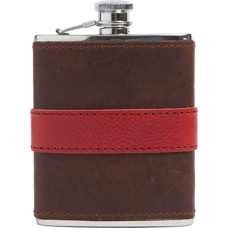 Moore & Giles Leather-Wrapped Flask