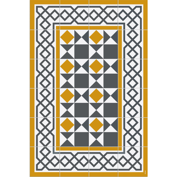 Hidraulik Avinyo Small Mat | Yellow- CC1600