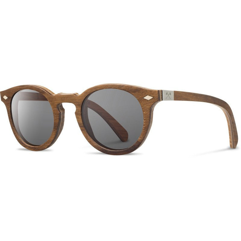 Shwood Florence Select Sunglasses | Teak & Oak / Grey Polarized