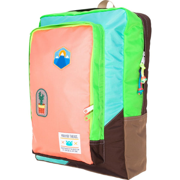 Mokuyobi Flyer Pack Backpack | Coral/Coffee