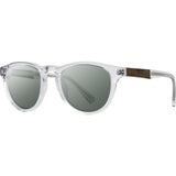 Shwood Francis Acetate Sunglasses | Crystal/Elm Burl - G15 Polarized WAFC2ELFP