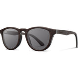 Shwood Francis Wood Sunglasses | Dark Walnut - Grey Polarized WOFDWGP