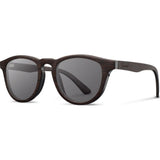 Shwood Francis Wood Sunglasses | Dark Walnut - Grey WOFDWG