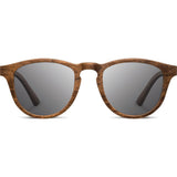 Shwood Francis Wood Sunglasses | Walnut - Grey Polarized WOFWGP