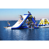 Aquaglide Freefall Extreme Inflatable Water Slide | Blue/White/Yellow 58-5210006