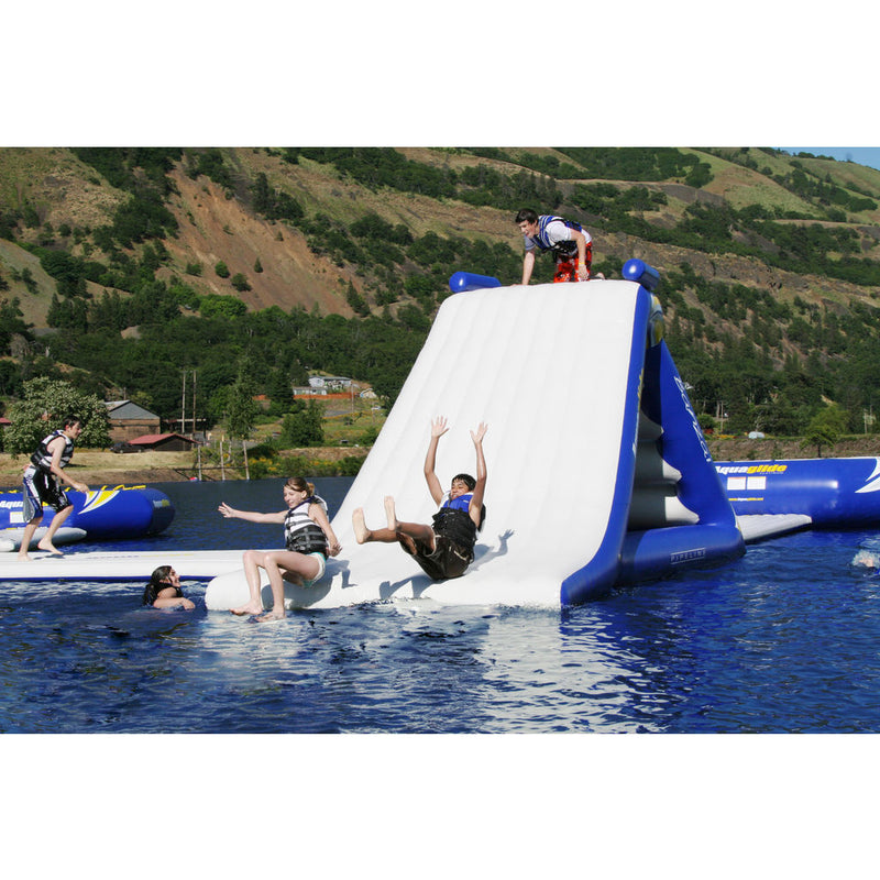 Aquaglide Freefall Extreme Inflatable Water Slide | Blue/White/Yellow 58-5210006