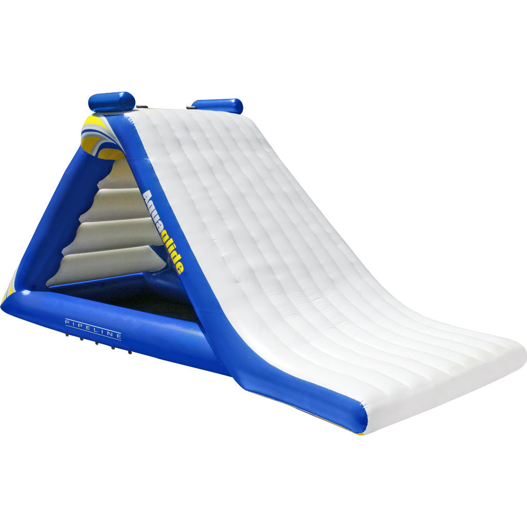 Aquaglide Freefall Extreme Inflatable Water Slide Blue/White/Yellow ...
