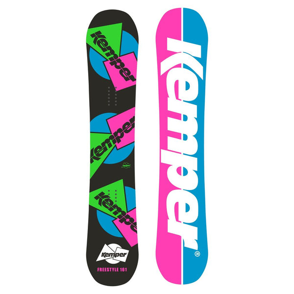 Kemper Freestyle All Mountain Black Snowboard  | 1989/90 

