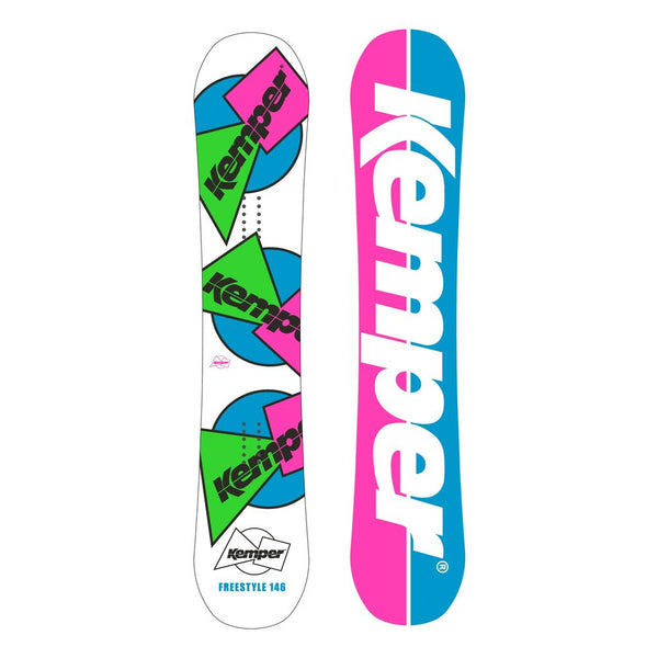 Kemper Freestyle All Mountain White Snowboard  | 1989/90 