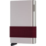 Secrid Card Slide | White/Bordeaux CS-White/Bordeaux