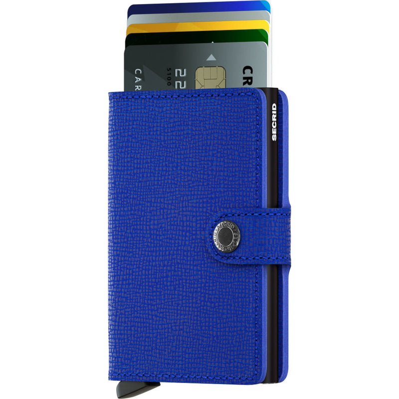 Secrid Mini Wallet Crisple | Blue/Black MC-Blue-Black