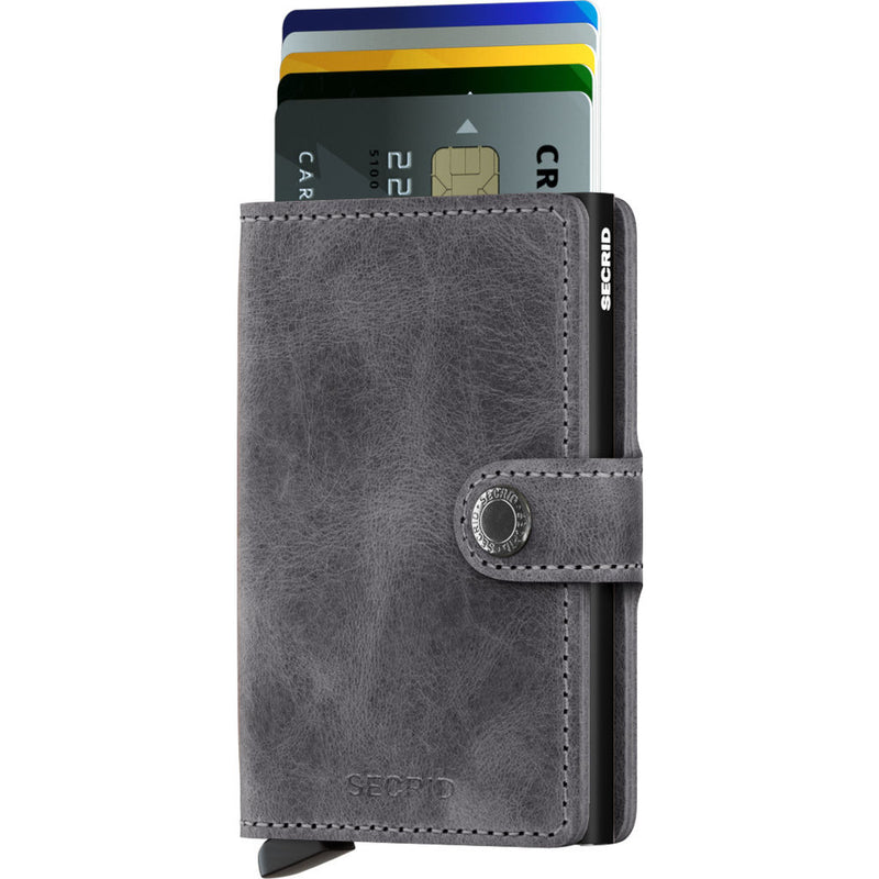 Secrid Mini Wallet Vintage | Gray/Black MV-Grey-Black