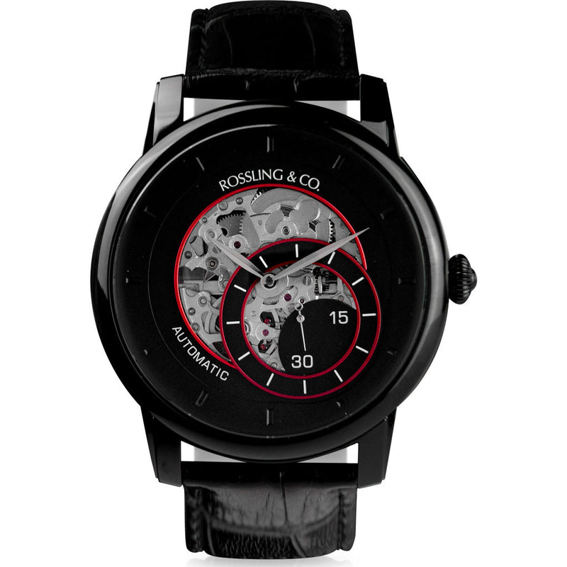 Rossling & Co. Konig Automatic Watch |  Black