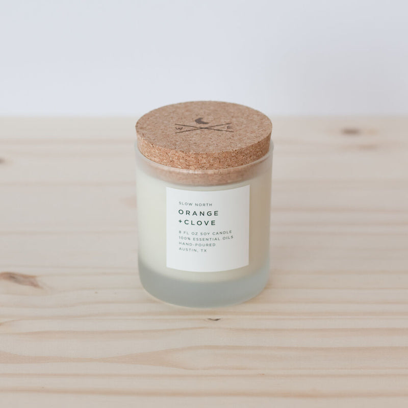 Slow North Tumbler Candle | Orange + Clove