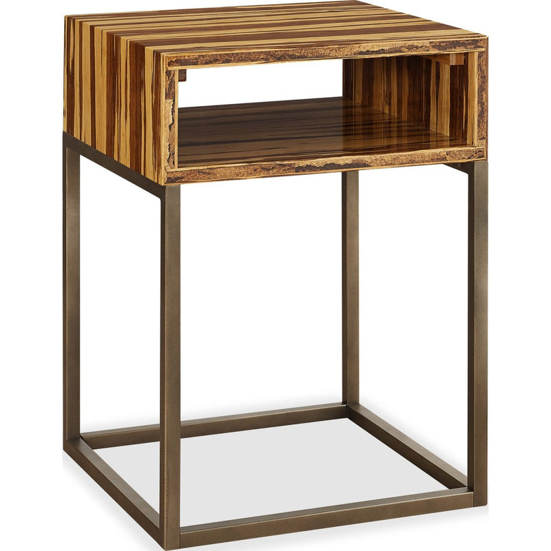 Greenington Toronto Solid Bamboo End Table | Exotic Tiger