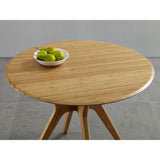 Sitka 36" Round Dining Table - Caramelized