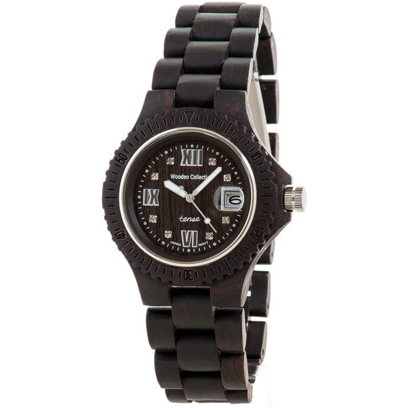 Tense Mini Compass Adventure Women's Watch Dark Sandalwood Analog | L4100D