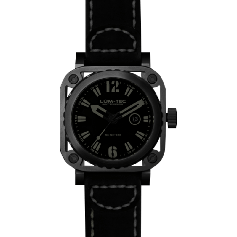 Lum-Tec G9 Phantom Watch | Leather Strap