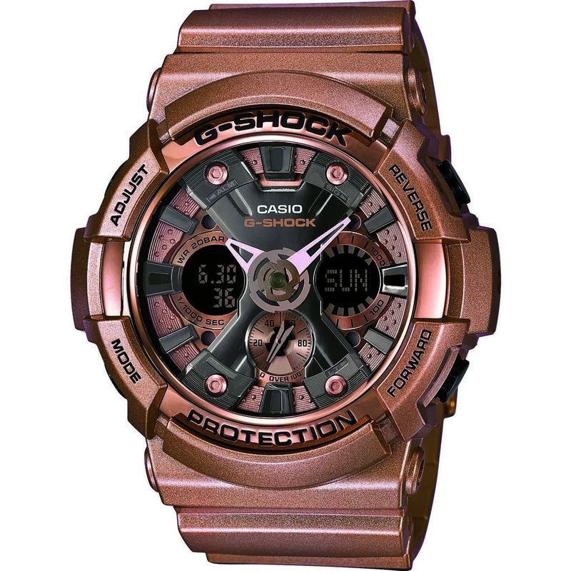 Casio G-Shock Resin Quartz Watch | Rose Gold GA200GD-9B