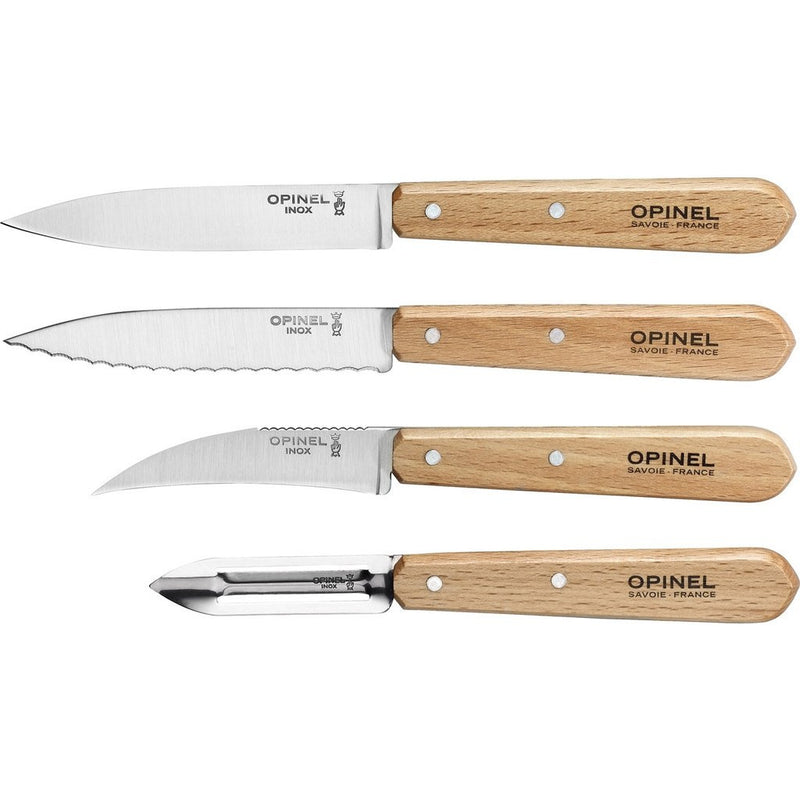 Opinel Les Essentiels Kitchen Set | Natural Beechwood 001300