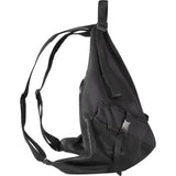 Cote&Ciel Ganges Alias Split Cowhide Leather Medium Backpack | Agate Black/Charcoal Canvas 28373