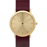 Analog Classic Gold Plated Watch | Cherry Strap GC-CG