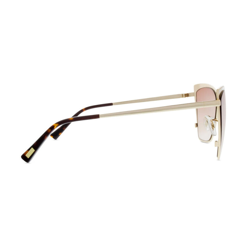 Diff Eyewear Becky Sunglasses | Gold + Flash Brown Gradient Lens