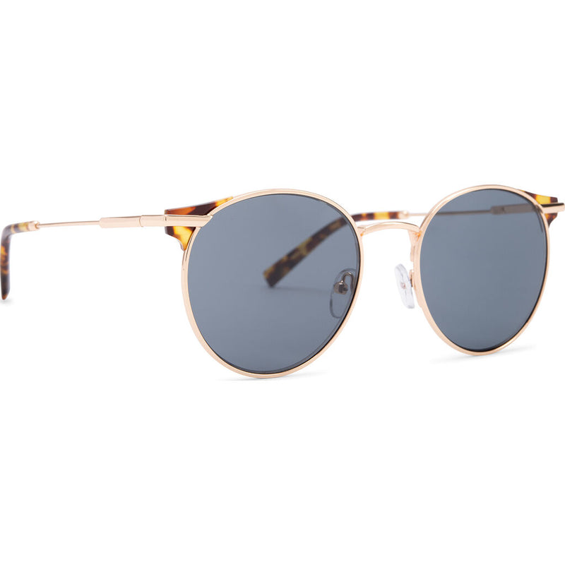 DIFF Eyewear Summit Sunglasses | Gold, Amber Tortoise + Grey Polarized