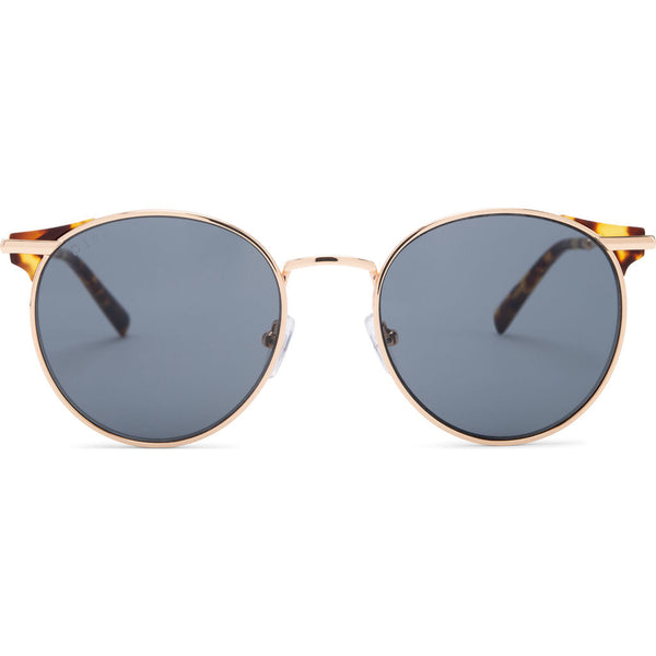 DIFF Eyewear Summit Sunglasses | Gold, Amber Tortoise + Grey Polarized