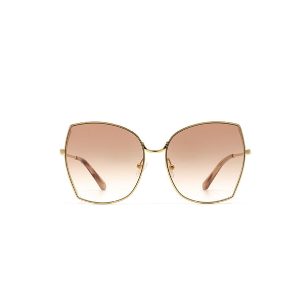 Diff Eyewear Donna Sunglasses | Gold + Pink Gradient