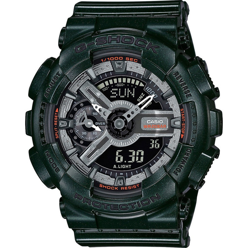 Casio G-Shock S Series GMAS110MC-3ACR Watch | Dart Metallic Green