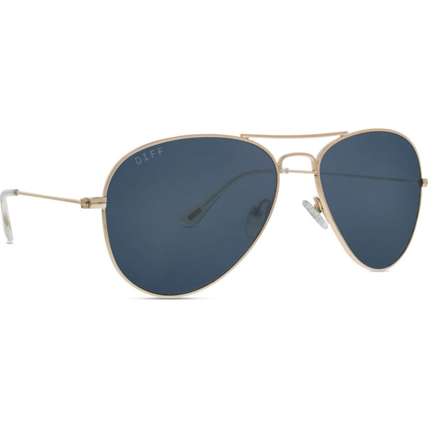 DIFF Eyewear Cruz Sunglasses | Gold + Grey Lens