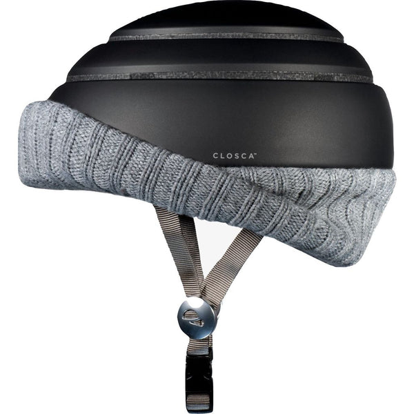 Closca Nordic Collapsible Helmet w/ Visor | Gray/Black