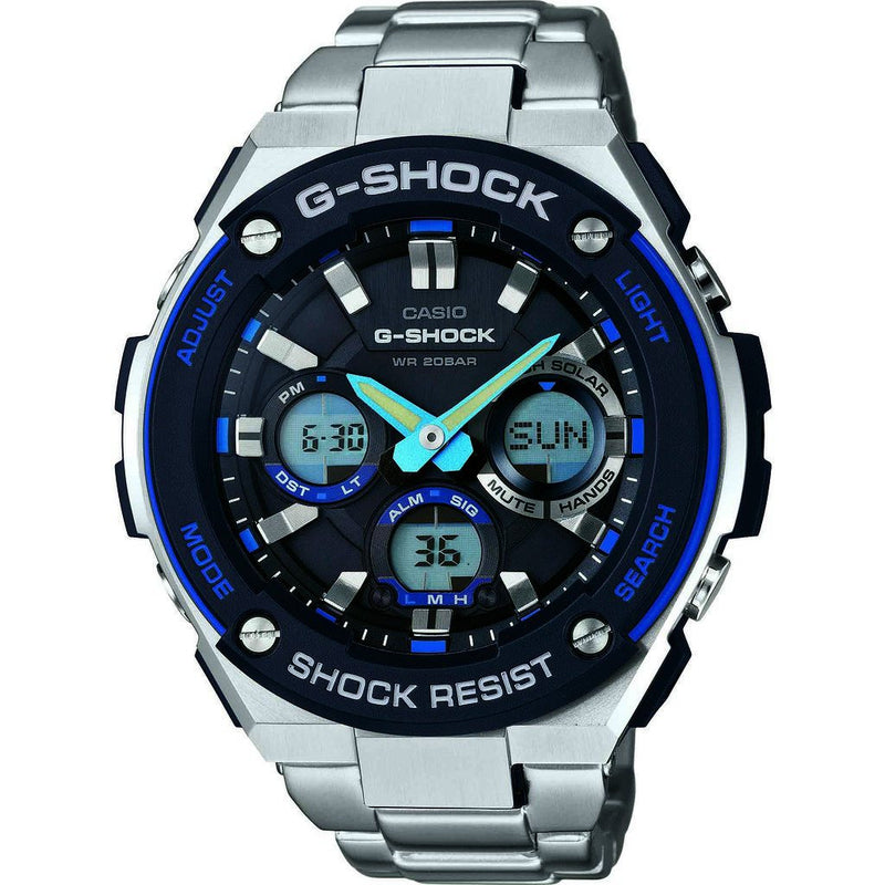 Casio GST-S100D-1A2CR Watch | Silver/Blue