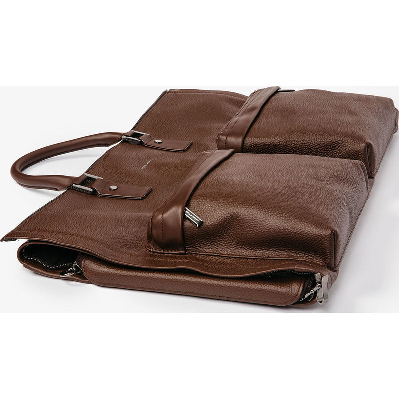 Hook & Albert Leather Garment Weekender | Brown GWBLTH-BRN-OS