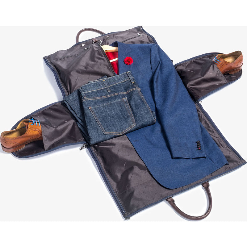 Hook & Albert Twill Garment Weekender | Navy GWBTWL-NVY-OS