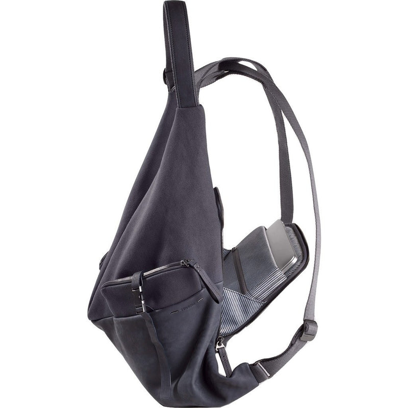 Cote&Ciel Ganges Alias Medium Cowhide Leather Backpack | Graphite Grey 28391