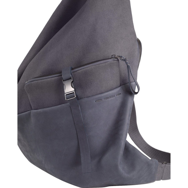Cote&Ciel Ganges Alias Medium Cowhide Leather Backpack | Graphite Grey 28391