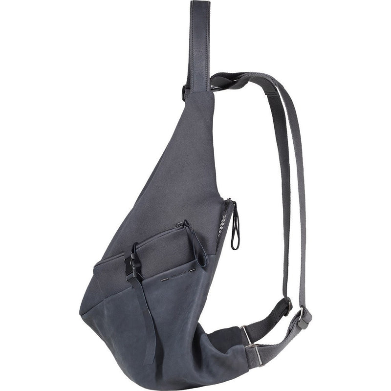 Cote&Ciel Ganges Alias Medium Cowhide Leather Backpack | Graphite Grey 28391