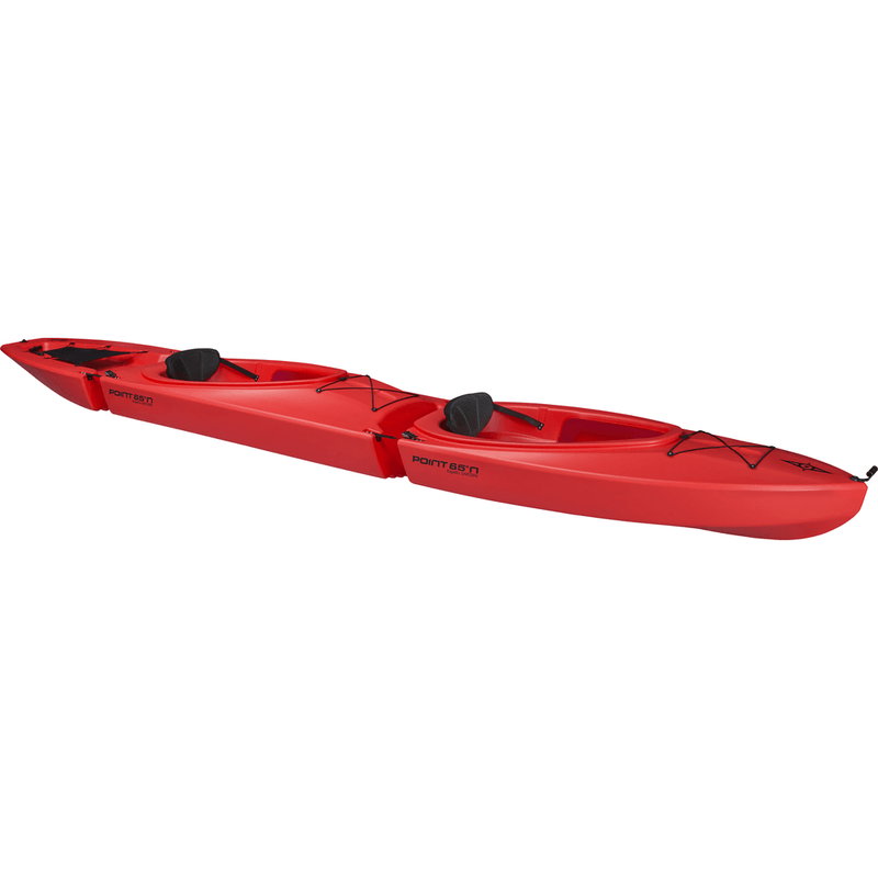 Point 65 Gemini Modular Tandem Kayak | Red
